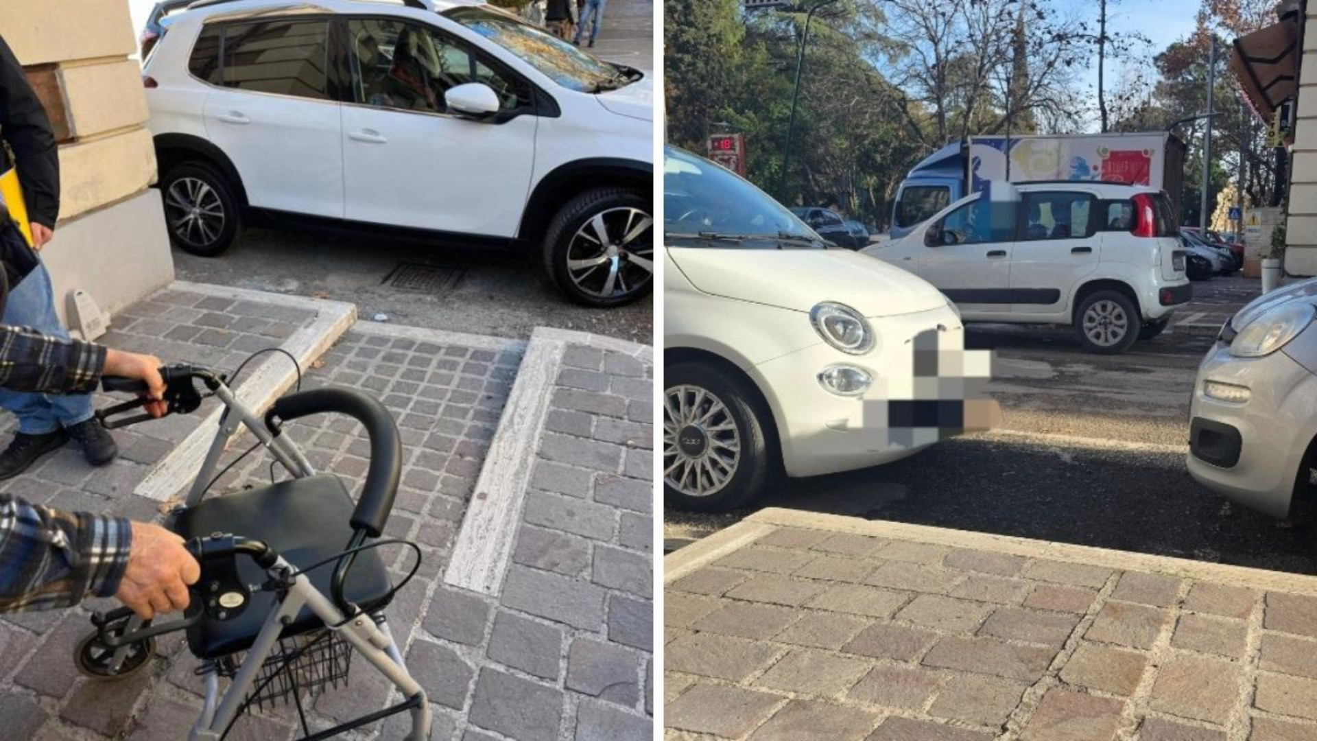 Teramo, scivoli bloccati e rispetto negato: la battaglia quotidiana di Luca contro l'incivilità